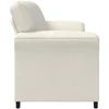 Dvitaškė sofa Kreminė 138 x 83 x 95 cm Aksomas