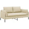 Dvitaškė sofa Kreminė 188 x 81 x 89 cm Audinys