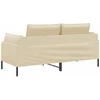 Dvitaškė sofa Kreminė 188 x 81 x 89 cm Audinys