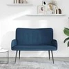 Dvitaškė sofa Mėlyna 115 x 61 x 87 cm audinys