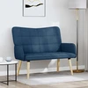 Dvitaškė sofa Mėlyna 115 x 61 x 87 cm Audinys