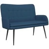 Dvitaškė sofa Mėlyna 115 x 61 x 87 cm audinys