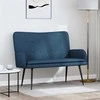 Dvitaškė sofa Mėlyna 115 x 61 x 87 cm audinys