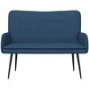 Dvitaškė sofa Mėlyna 115 x 61 x 87 cm audinys