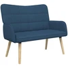 Dvitaškė sofa Mėlyna 115 x 61 x 87 cm Audinys
