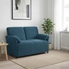Dvitaškė sofa Mėlyna 138 x 83 x 95 cm Aksomas