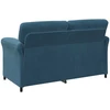 Dvitaškė sofa Mėlyna 158 x 83 x 95 cm Aksomas