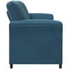 Dvitaškė sofa Mėlyna 158 x 83 x 95 cm Aksomas