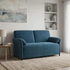 Dvitaškė sofa Mėlyna 158 x 83 x 95 cm Aksomas