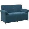 Dvitaškė sofa Mėlyna 158 x 83 x 95 cm Aksomas