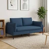 Dvitaškė sofa Mėlyna 188 x 81 x 89 cm Audinys