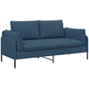 Dvitaškė sofa Mėlyna 188 x 81 x 89 cm Audinys