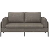 Dvitaškė sofa Pilka 188 x 81 x 89 cm Dirbtinė oda