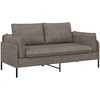 Dvitaškė sofa Pilka 188 x 81 x 89 cm Dirbtinė oda