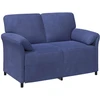 Dvitaškė sofa Policijos mėlyna 138 x 83 x 95 cm Aksomas