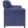 Dvitaškė sofa Policijos mėlyna 138 x 83 x 95 cm Aksomas
