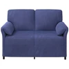 Dvitaškė sofa Policijos mėlyna 138 x 83 x 95 cm Aksomas