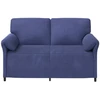 Dvitaškė sofa Policijos mėlyna 158 x 83 x 95 cm Aksomas