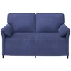 Dvitaškė sofa Policijos mėlyna 158 x 83 x 95 cm Aksomas