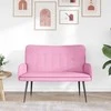 Dvitaškė sofa Rožinė 115 x 61 x 87 cm audinys