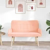 Dvitaškė sofa Rožinė 115 x 61 x 87 cm Bouclé