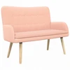 Dvitaškė sofa Rožinė 115 x 61 x 87 cm Bouclé