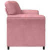 Dvitaškė sofa Rožinė 158 x 83 x 95 cm Aksomas