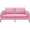 Dvitaškė sofa Rožinė 188 x 81 x 89 cm Audinys