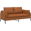 Dvitaškė sofa Ruda 188 x 81 x 89 cm Dirbtinė oda