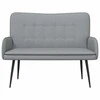 Dvitaškė sofa Šviesiai pilka 115 x 61 x 87 cm Audinys