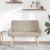Dvitaškė sofa Šviesiai pilka 115 x 61 x 87 cm Bouclé