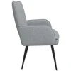 Dvitaškė sofa Šviesiai pilka 115 x 61 x 87 cm Audinys