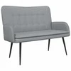 Dvitaškė sofa Šviesiai pilka 115 x 61 x 87 cm Audinys