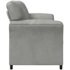 Dvitaškė sofa Šviesiai pilka 158 x 83 x 95 cm Aksomas