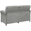 Dvitaškė sofa Šviesiai pilka 158 x 83 x 95 cm Aksomas