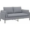 Dvitaškė sofa Šviesiai pilka 188 x 81 x 89 cm Audinys