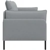 Dvitaškė sofa Šviesiai pilka 188 x 81 x 89 cm Audinys
