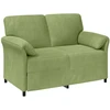 Dvitaškė sofa Šviesiai žalia 138 x 83 x 95 cm Aksomas