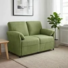 Dvitaškė sofa Šviesiai žalia 138 x 83 x 95 cm Aksomas