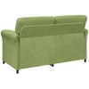 Dvitaškė sofa Šviesiai žalia 158 x 83 x 95 cm Aksomas