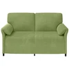 Dvitaškė sofa Šviesiai žalia 158 x 83 x 95 cm Aksomas