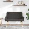Dvitaškė sofa Tamsiai pilka 115 x 61 x 87 cm Bouclé