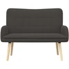 Dvitaškė sofa Tamsiai pilka 115 x 61 x 87 cm Bouclé
