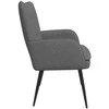 Dvitaškė sofa Tamsiai pilka 115 x 61 x 87 cm Audinys