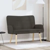Dvitaškė sofa Tamsiai pilka 115 x 61 x 87 cm Bouclé