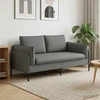 Dvitaškė sofa Tamsiai pilka 188 x 81 x 89 cm Audinys