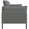 Dvitaškė sofa Tamsiai pilka 188 x 81 x 89 cm Audinys