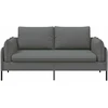 Dvitaškė sofa Tamsiai pilka 188 x 81 x 89 cm Audinys