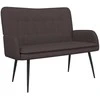 Dvitaškė sofa Tamsiai rudas 115 x 61 x 87 cm audinys