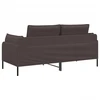 Dvitaškė sofa Tamsiai rudas 188 x 81 x 89 cm Audinys
